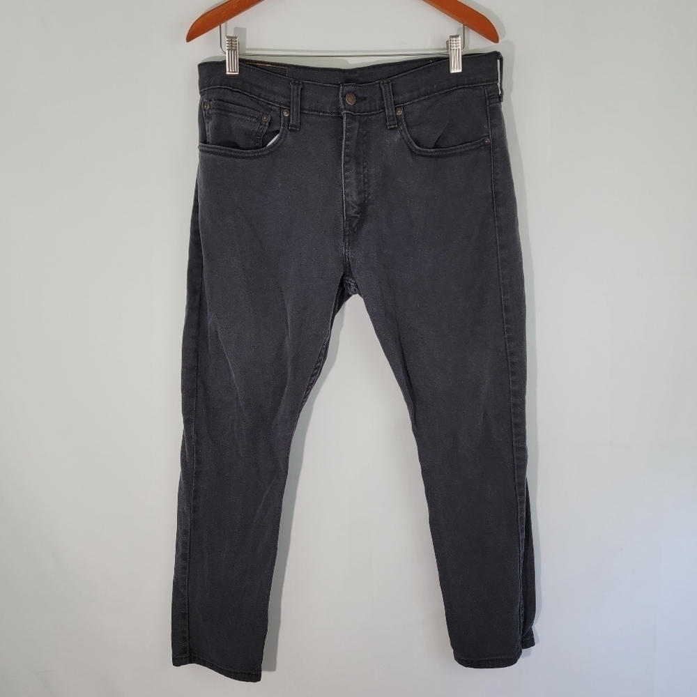 VTG LEVI'S Women's Dark Wash High Rise Jeans Size W34 L29 Cotton Lyocel Blend